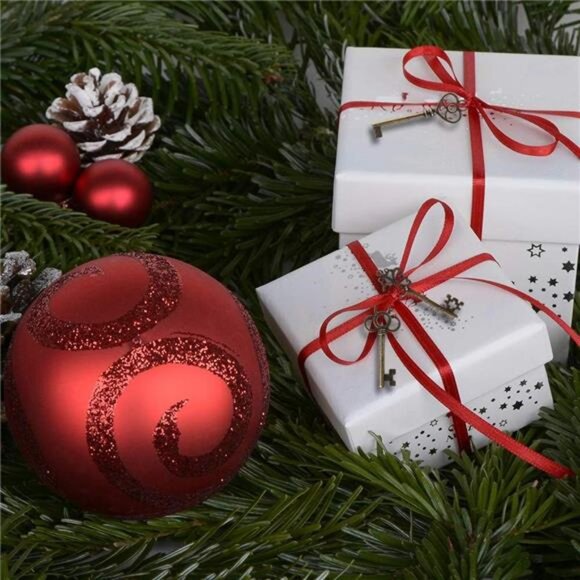 Mixed Set of 30 Large Skeleton Keys with Antique Style Bronze Brass - Picture 5 of 8